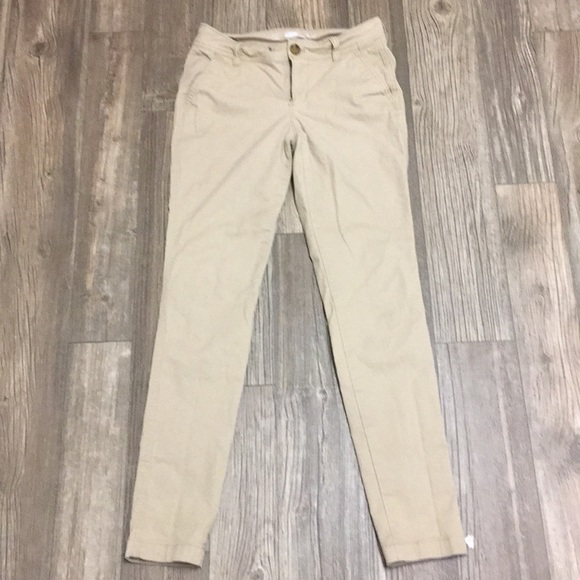 khaki pants size 0